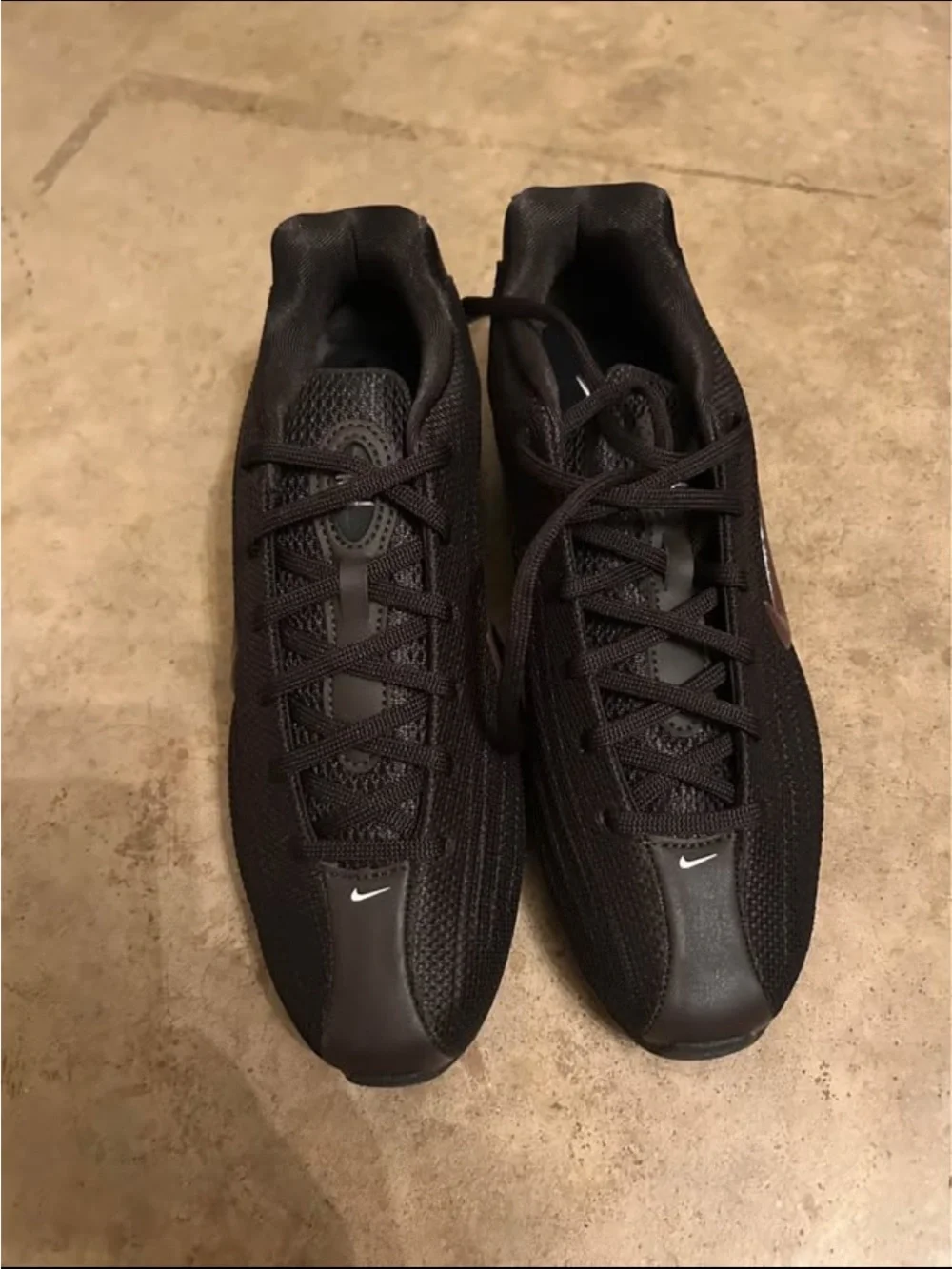 Nike Women's dark brown & lavender Nike Shox